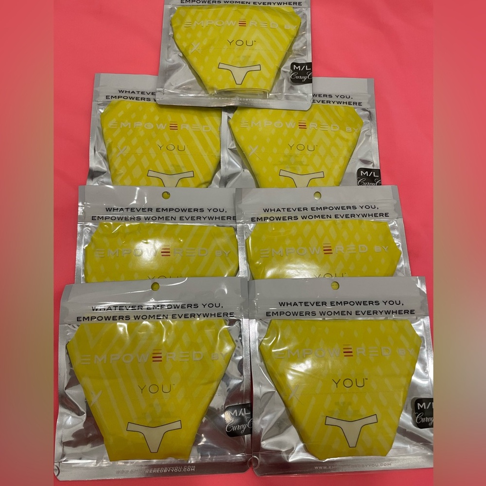 Yellow Empowered by You Panties 7-pack